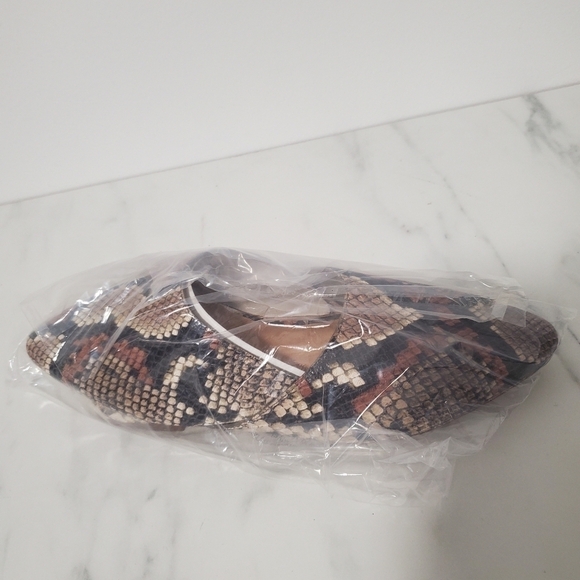 New Madewell Remi Mule in Spiced Cider Multi Snake Print - Picture 4 of 6